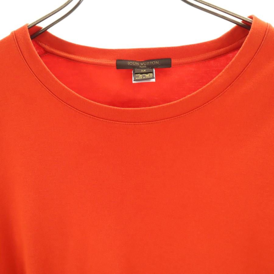 LOUIS VUITTON（ルイ・ヴィトン） イタリア製 半袖 Tシャツ M オレンジ