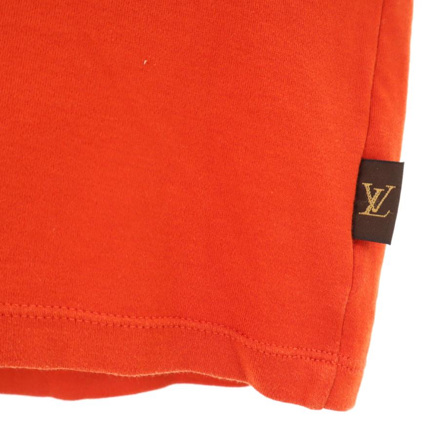 LOUIS VUITTON（ルイ・ヴィトン） イタリア製 半袖 Tシャツ M オレンジ