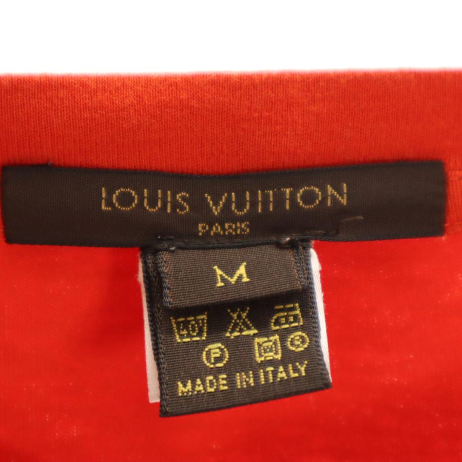 LOUIS VUITTON（ルイ・ヴィトン） イタリア製 半袖 Tシャツ M オレンジ