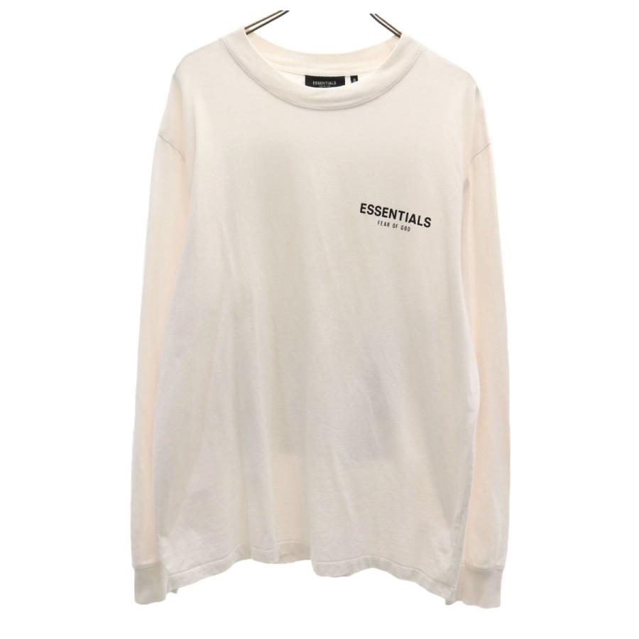 ESSENTIALS エッセンシャルズ 長袖 Tシャツ L 白 ロンT メンズ 古着