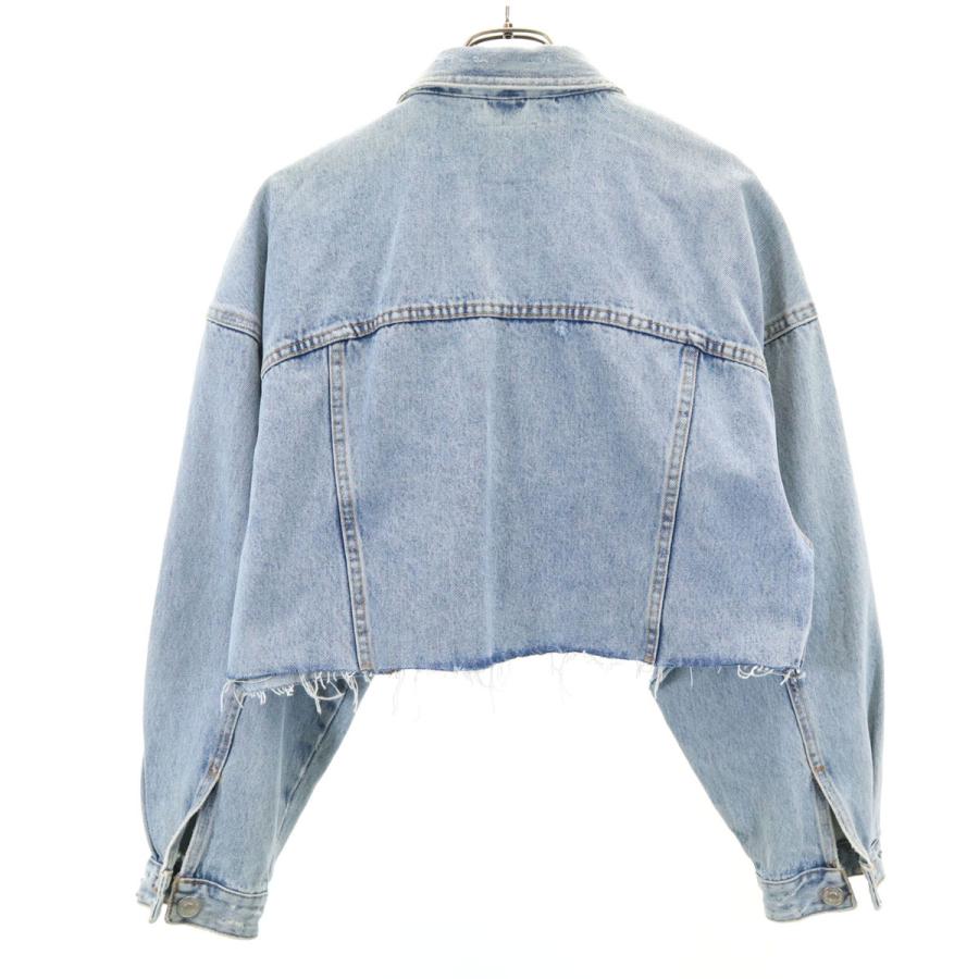 ZARA（ザラ） ショート丈 カットオフ デニムジャケット L ジージャン