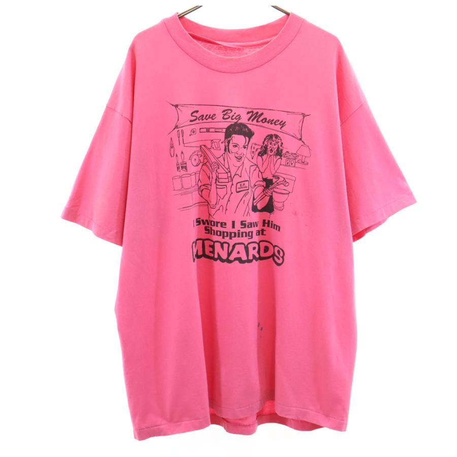 OLD オールド 90s エルヴィス・プレスリー 半袖 Tシャツ ピンク