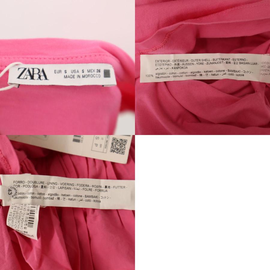 ZARA ザラ 未使用 ノースリーブ バルーンスリーブ カットソー S