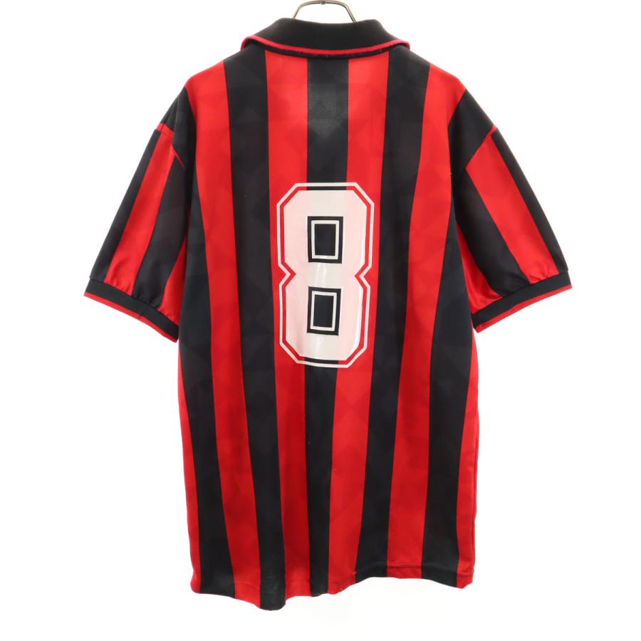 LOTTO（ロット） サッカー 半袖 ACミラン #8 ユニフォーム レッド