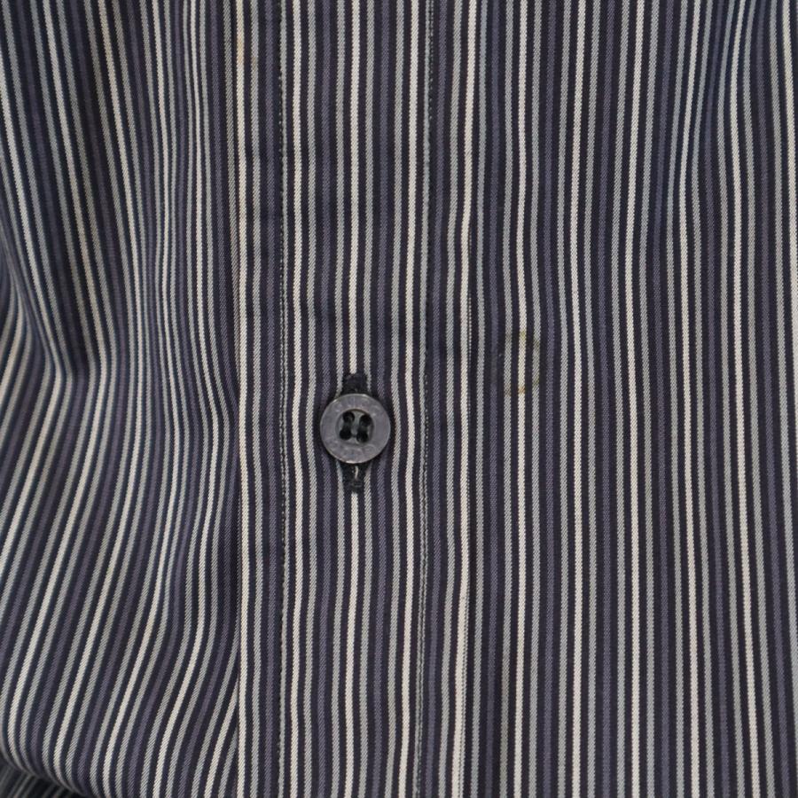 gucci 長袖 シャツ イタリア製 GUCCI（グッチ） イタリア製 ストライプ柄 長袖 コットンシャツ 43