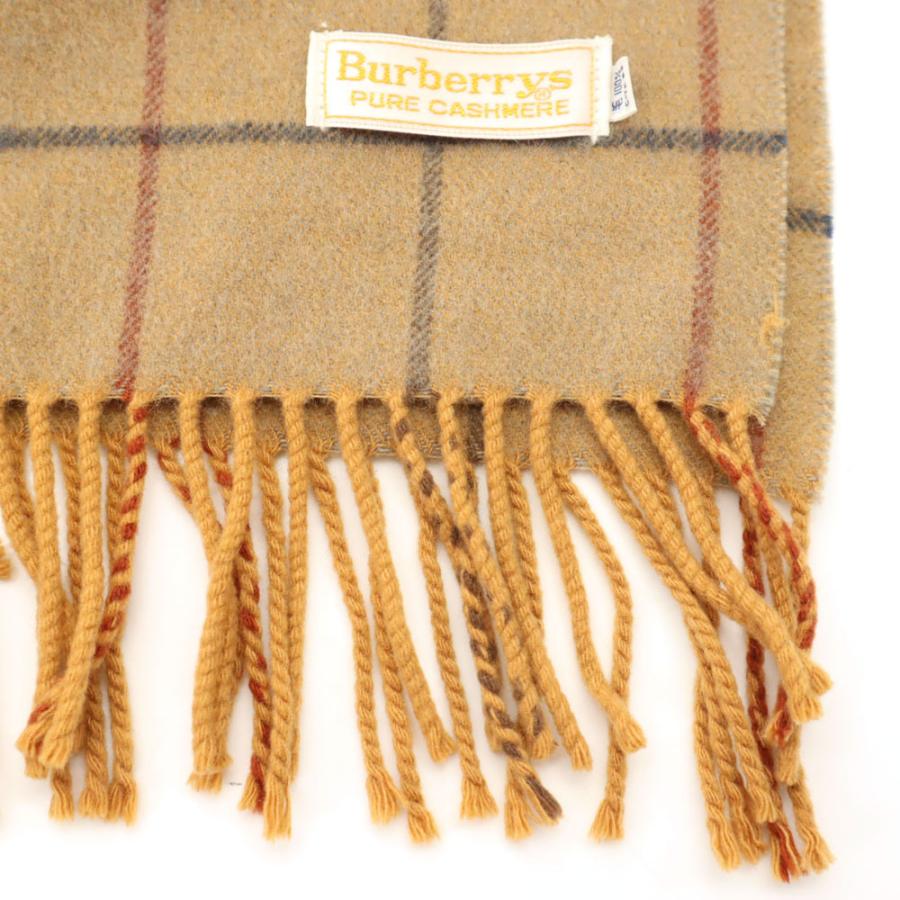 Burberrys バーバリーズ カシミア チャック柄 マフラー ベージュ系