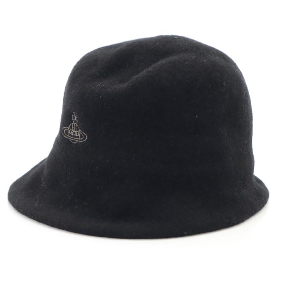 【未使用品級】ヴィヴィアンウエストウッド ウールハット ポークパイ デザイナーズ Vivienne Westwood（ヴィヴィアンウエストウッド） 日本製 ウール