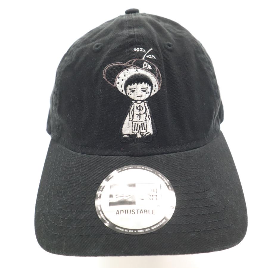 【新品未開封】ゆずマン✕NEWERAコラボキャップ NEW ERA（ニューエラ） ゆず コラボ ゆずマン キャップ ブラック 帽子
