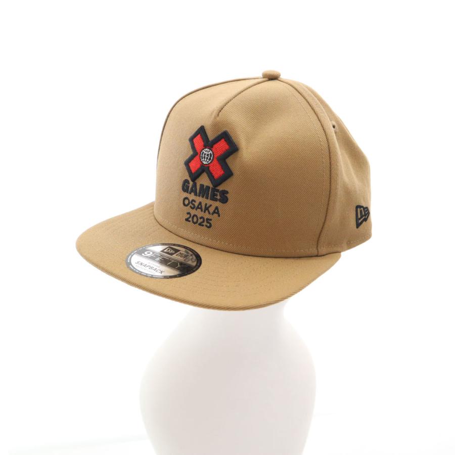 古着 NEW ERA ニューエラ X Gamesエックスゲームズ コラボ 9FIFTY OSAKA 2025 キャップ M-L ベージュ 帽子 スナップバック 非売品 メンズ NEW ERA（ニューエラ） X Gamesエックスゲームズ コラボ 9FIFTY OSAKA