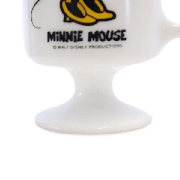 フェデラル 60s 70s ミニーマウス ヴィンテージ  フッテッド マグカップ ホワイト オールド メンズ 古着 中古の画像