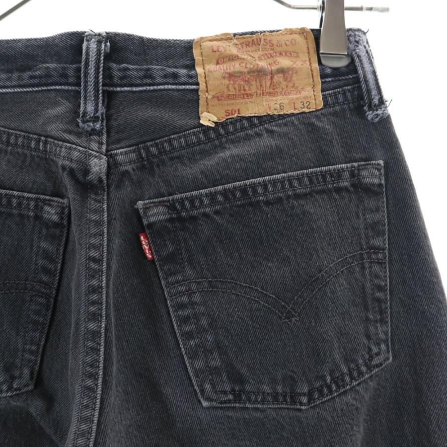 Levi's（リーバイス） 90s USA製 ブラックデニム 501 ストレートデニム