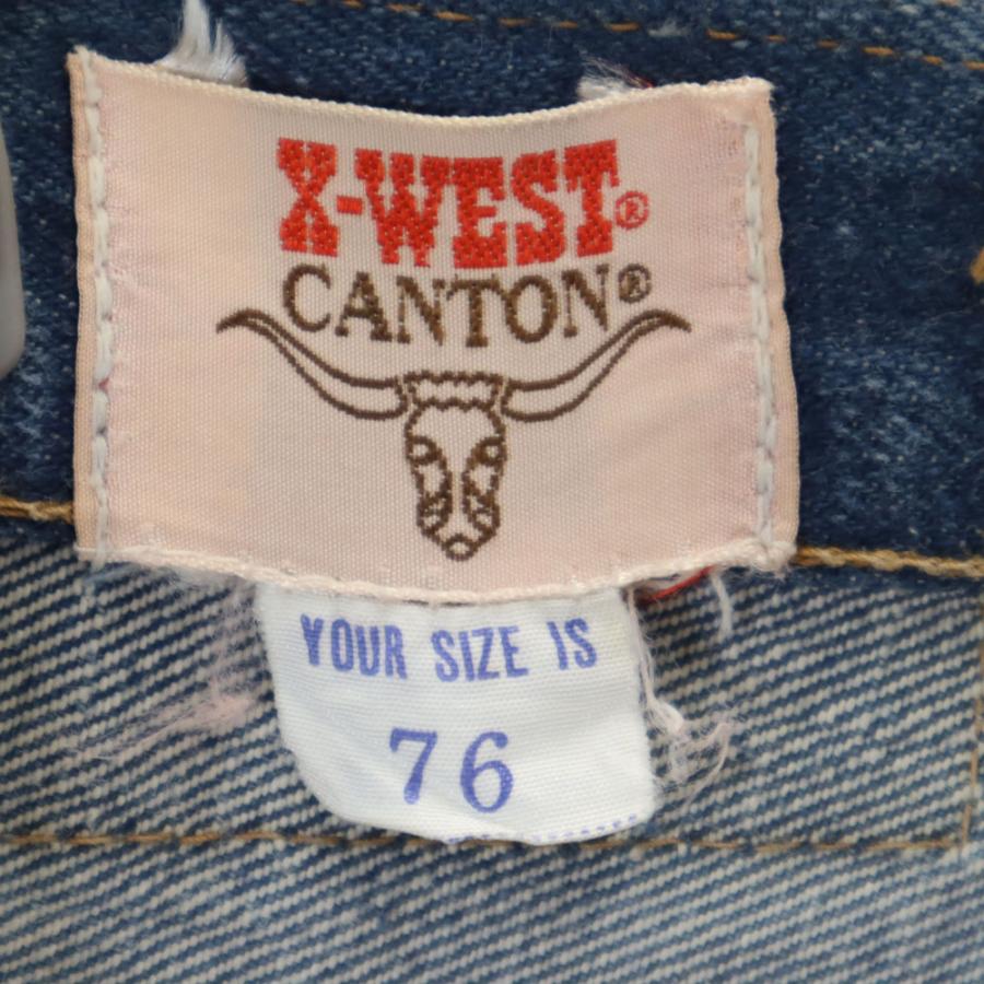 CANTON（キャントン） 70s ヴィンテージ ストレートデニムパンツ 76 X