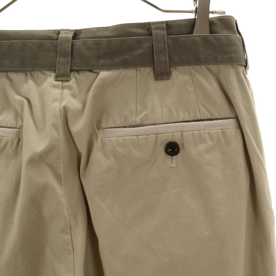 sacai（サカイ） 23SS 日本製 ウールブレンド 23-02978M ベルテッド