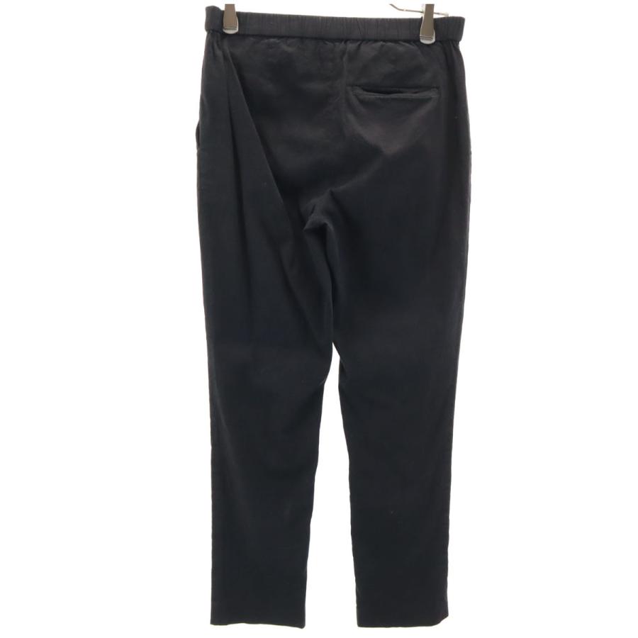 美品 Theory リネン混 オックス ストレッチ イージー パンツ セオリー theory（セオリー） 日本製 リネンブレンド イージーパンツ 黒