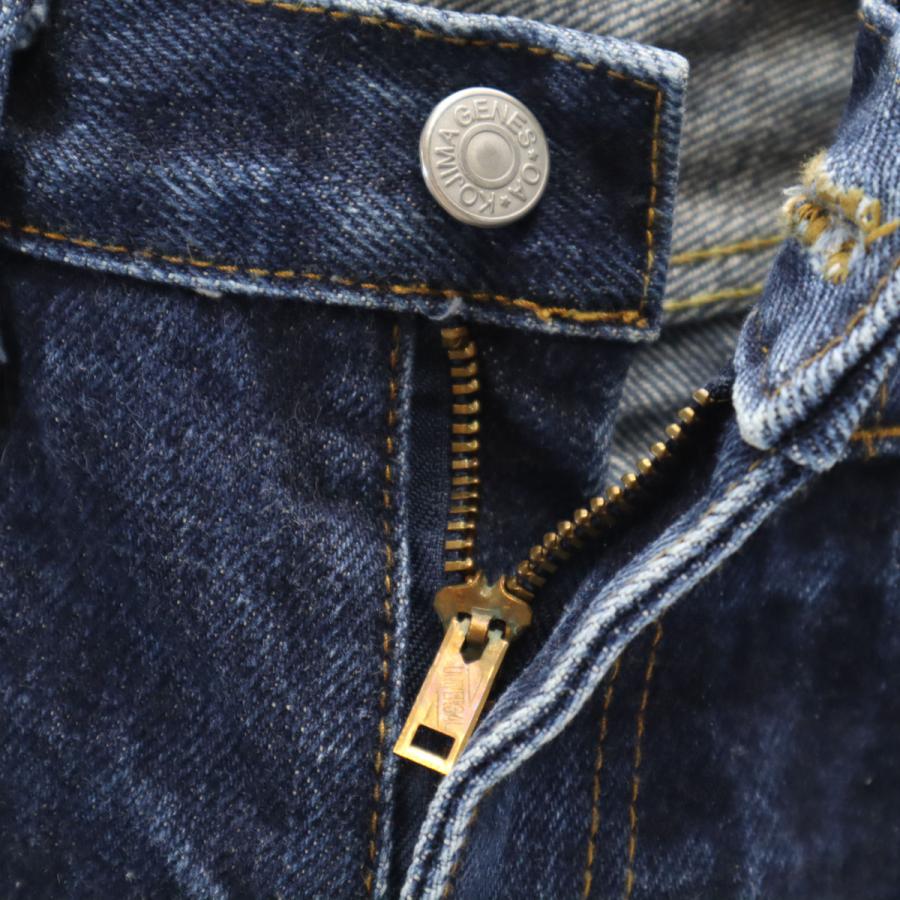 KOJIMA GENES OVER ALLS 児島ジーンズ ストレートデニムパンツ W30