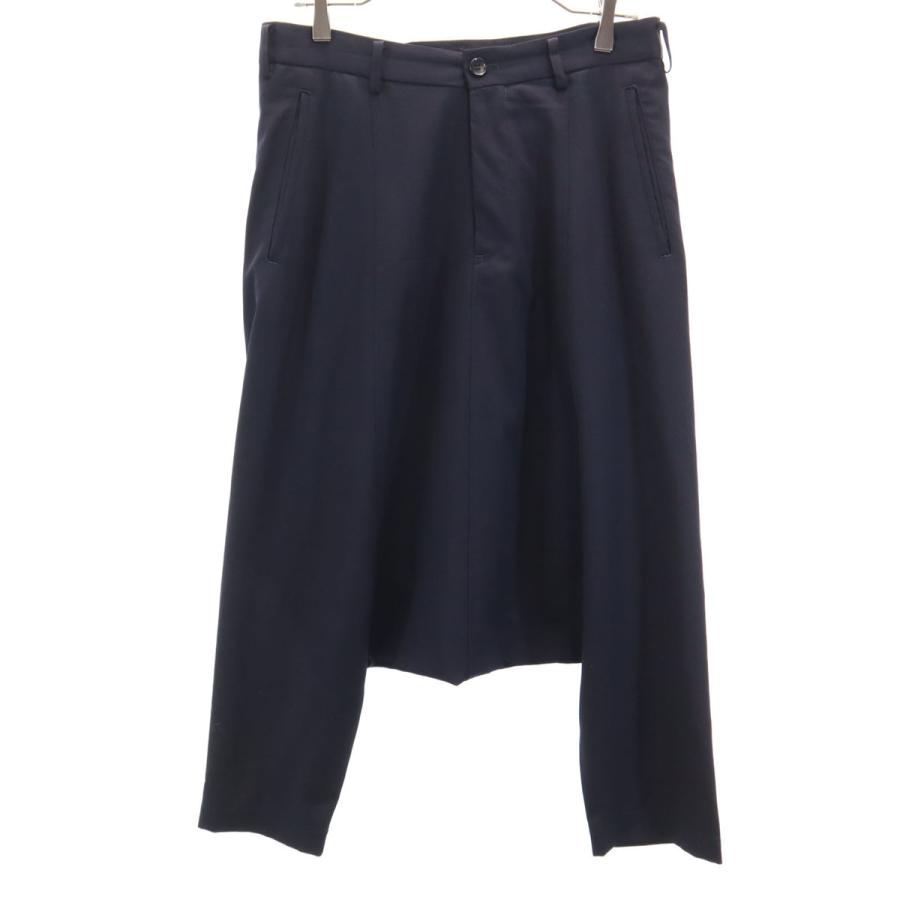 COMME des GARÇONS ネイビー サルエルパンツ 風サイズS COMME des GARCONS コムデギャルソン 2009年 日本製 サルエルパンツ S