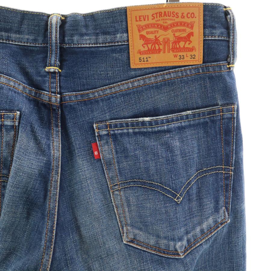 Levi's（リーバイス） 日本製 511 デニムパンツ W33 ブルー系 メンズ