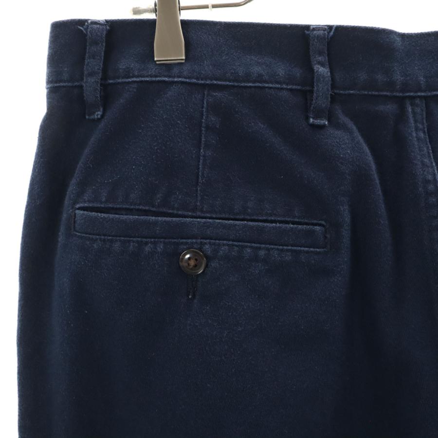 ジーユー（GU） クロップドパンツ XL ネイビー メンズ 古着 中古
