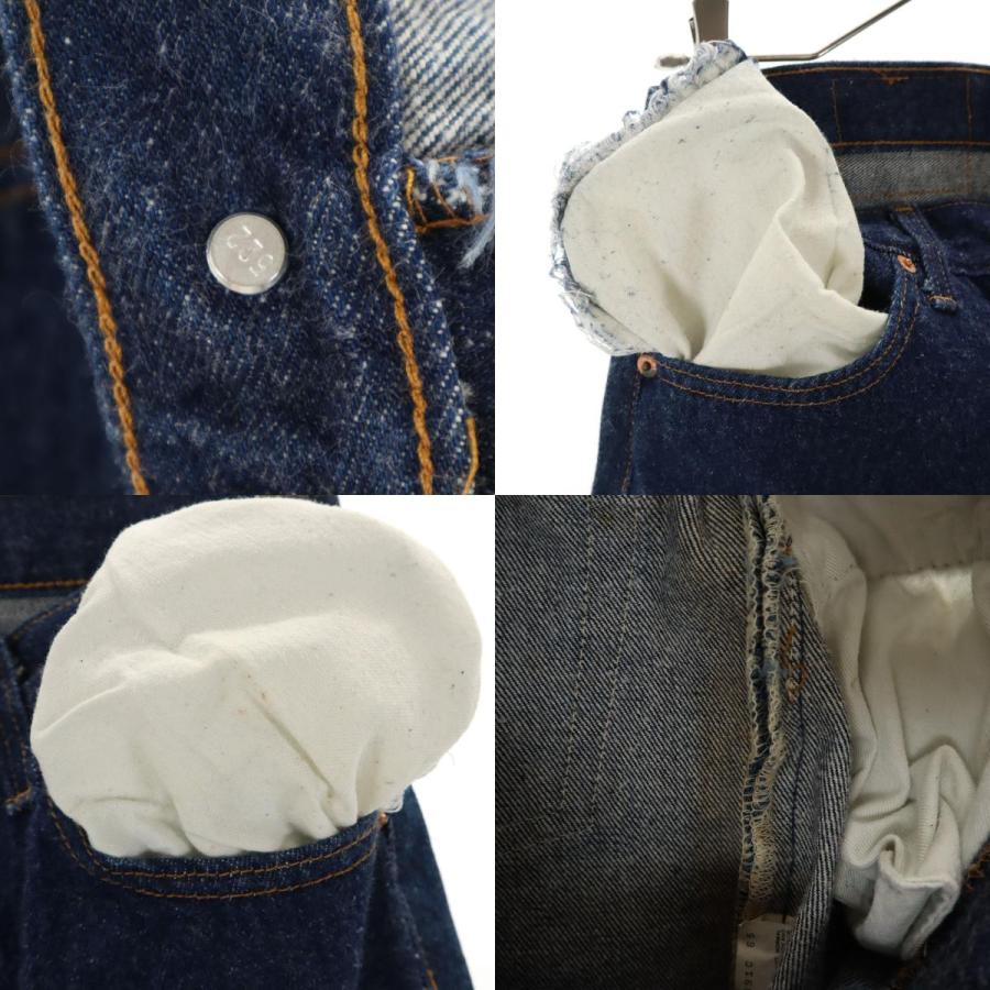 古着 Levi's リーバイス 80s 501xx USA製 オールド ストレートデニムパンツ w29 ボタンフライ ジーンズ メンズ Levi's（リーバイス） 80s 501xx USA製 オールド ストレートデニム