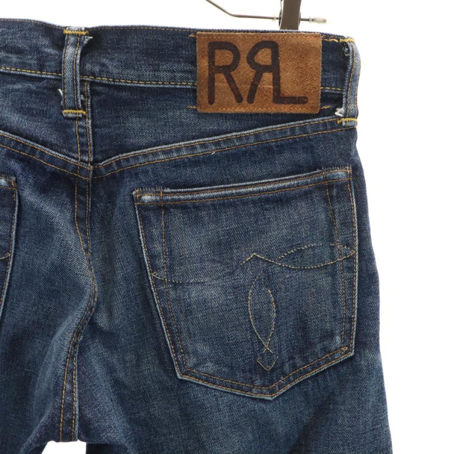ダブルアールエル RRL USA製 スリムデニムパンツ W28 インディゴ RALPH