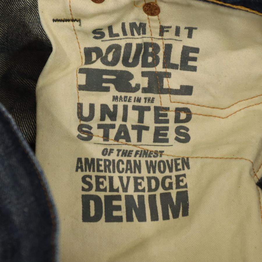 ダブルアールエル RRL USA製 スリムデニムパンツ W28 インディゴ RALPH