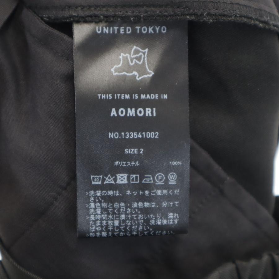 UNITED TOKYO（ユナイテッドトウキョウ） タック パンツ 2 黒 メンズ