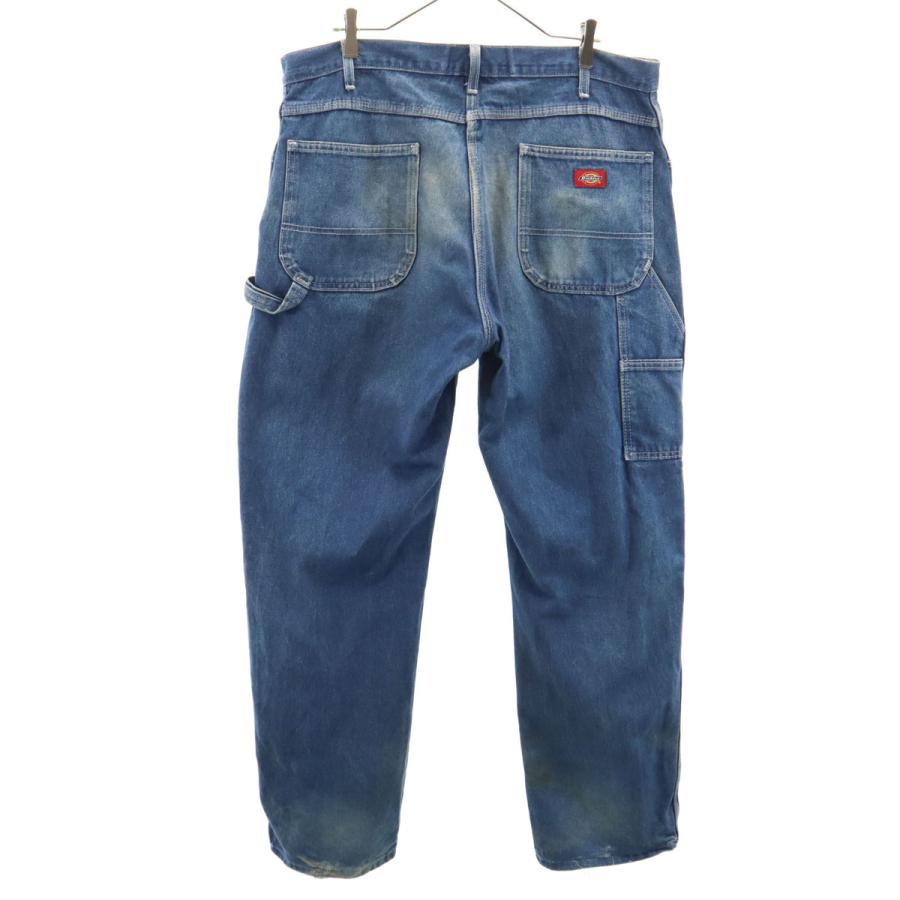 ３枚ディッキーズペインターパンツブルーデニム　ジーンズビックサイズW38 L36 Dickies（ディッキーズ） デニムペインターパンツ W38 ウォッシュ