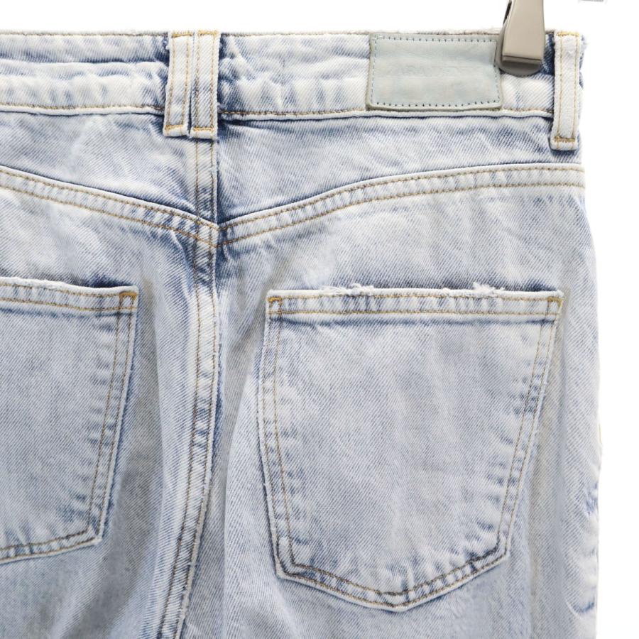 ZARA（ザラ） ハイウエスト デニムパンツ 34 ライトブルー ジーンズ