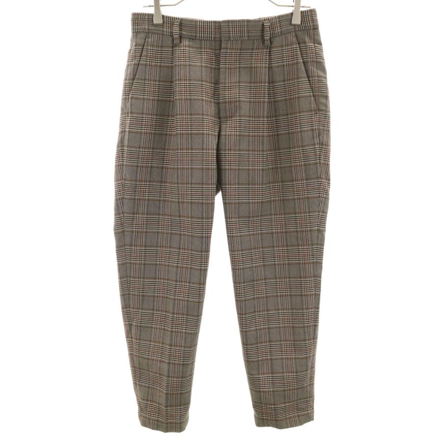 BEAUTY＆YOUTH UNITED ARROWS ビューティーアンドユース ユナイテッドアローズ グレンチェック スラックスパンツ S ...