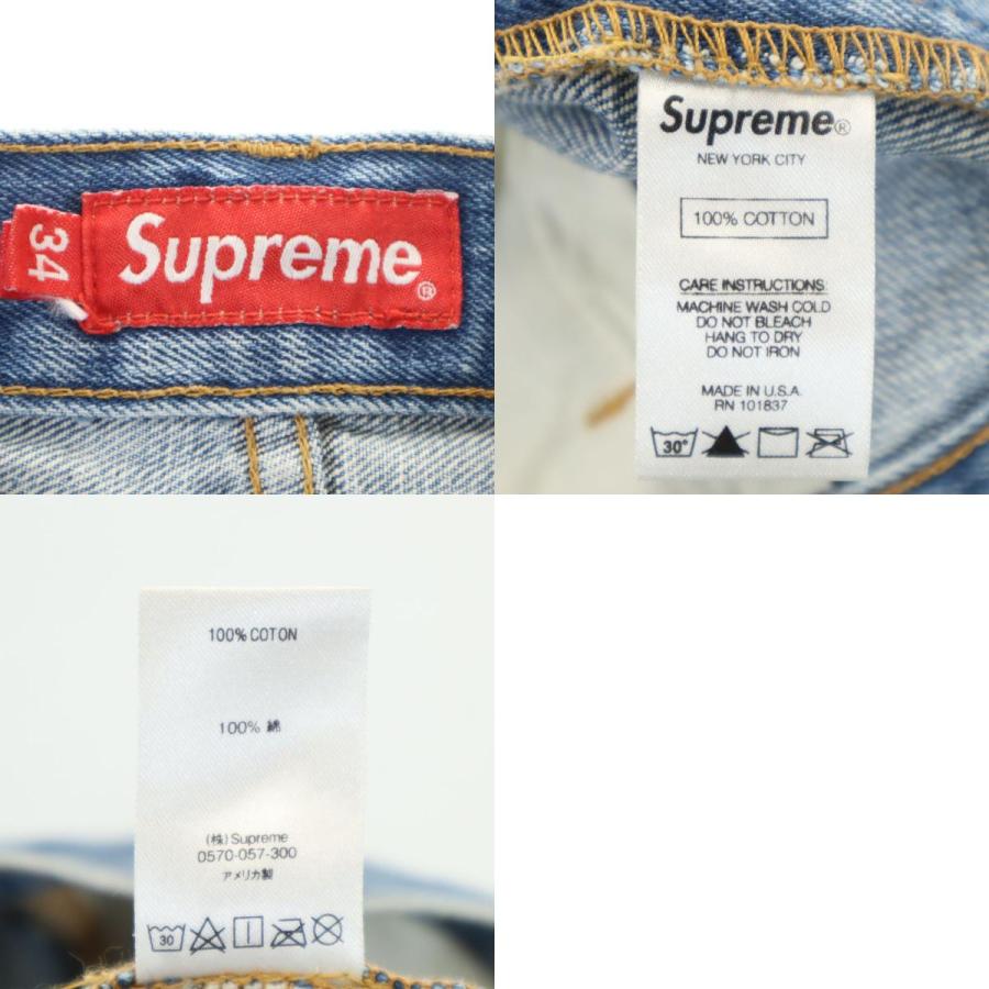supreme USA製 ワイドパンツ サイズ 32 Supreme（シュプリーム） USA製 デニムパンツ W34 ジーンズ ボタン