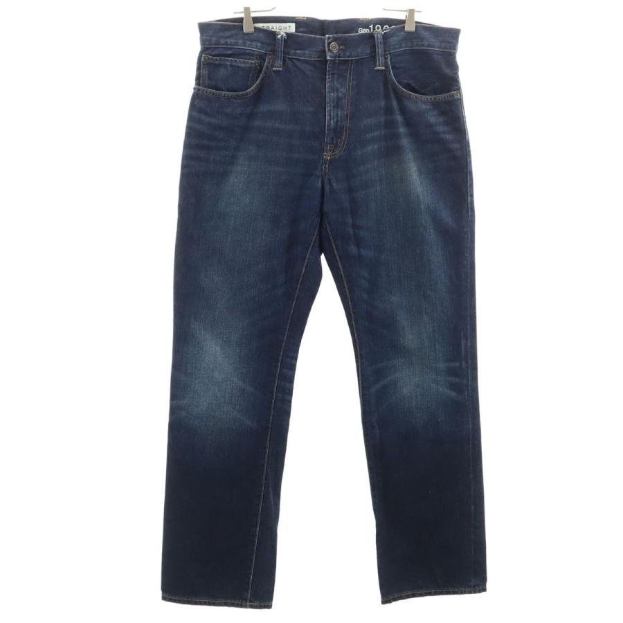 GAP（ギャップ） ストレートデニムパンツ W36 インディゴブルー 