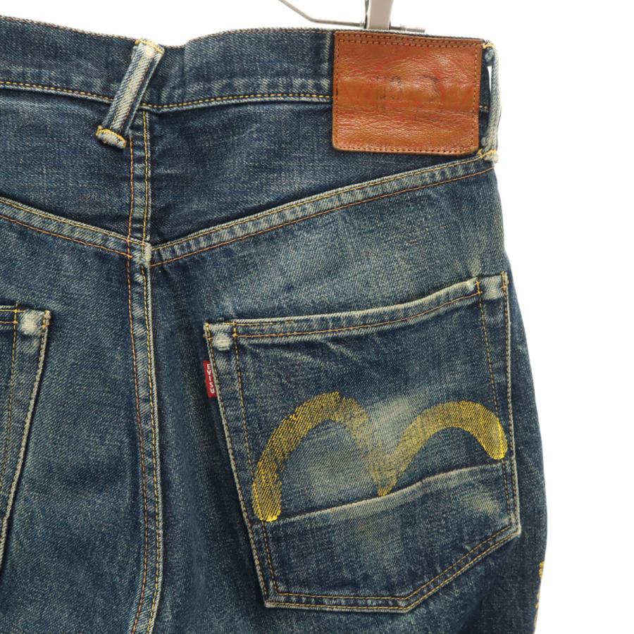 EVISU エヴィス デニム ジーンズ 日本製 カモメペイント W32程度 EVISU（エヴィス） 日本製 No.2 戎 カモメ ペイント デニムパンツ W32