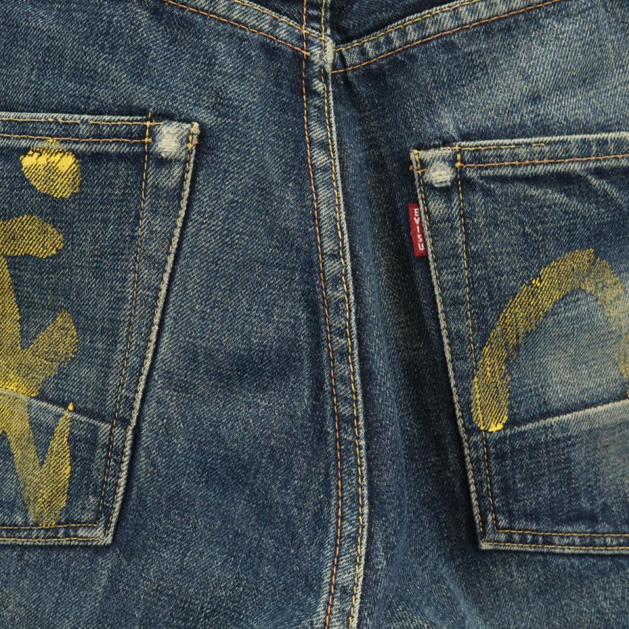 EVISU（エヴィス） 日本製 No.2 戎 カモメ ペイント デニムパンツ W32