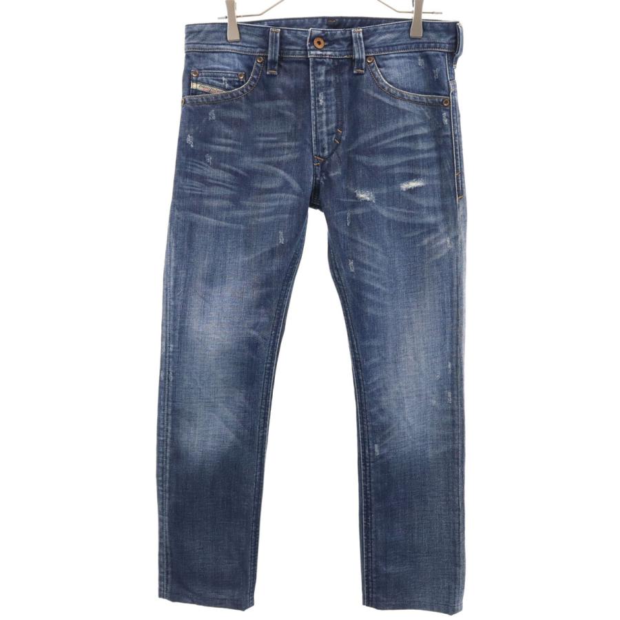 DIESEL（ディーゼル） THAVAR スリム スキニーデニムパンツ W28 