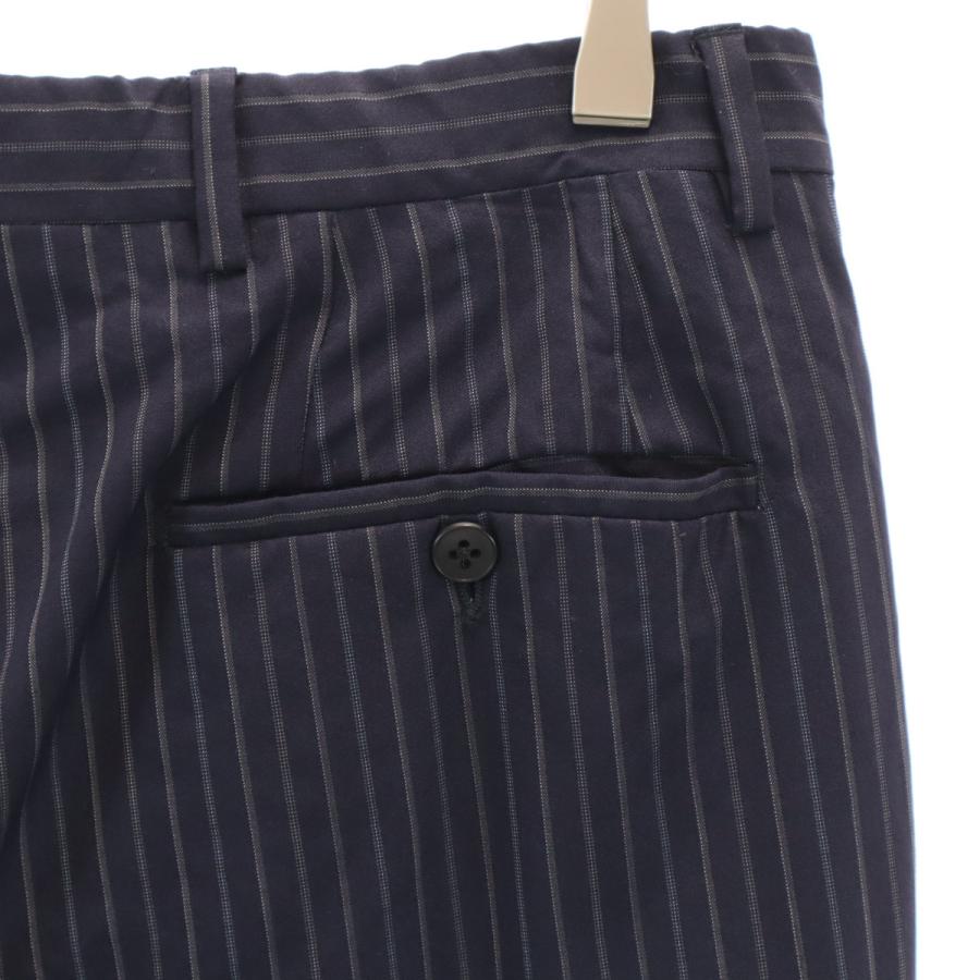 新品　イタリア製　Salvatore Ferragamo パンツ　ウール　L Salvatore Ferragamo サルヴァトーレフェラガモ イタリア製 ストライプ