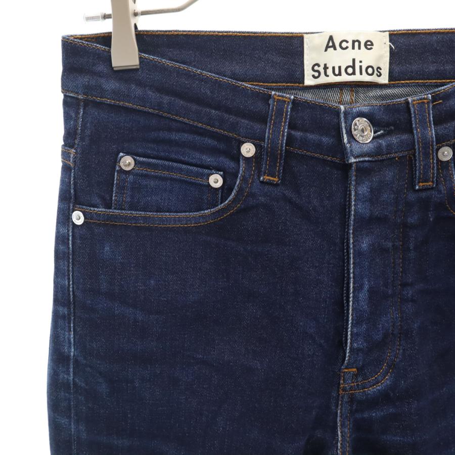 古着 ACNE STUDIOS アクネストゥディオズ イタリア製 スリムデニムパンツ W29 インディゴブルー ジーンズ メンズ Acne Studios（アクネ ストゥディオズ） イタリア製 スリムデニム
