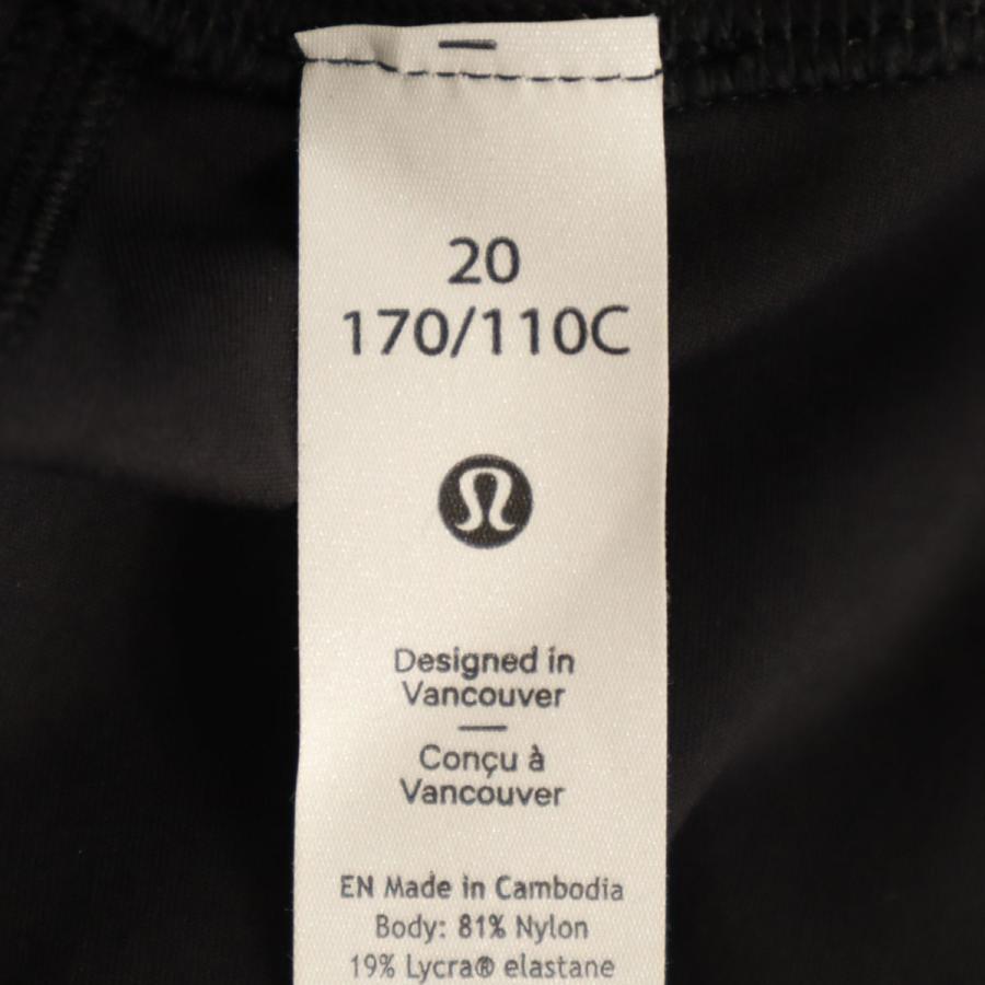 lululemon ルルレモン パンツ 20 ブラック ストレッチ ビックサイズ