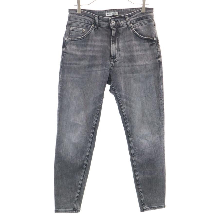 ZARA（ザラ） デニムパンツ 32 グレー ジーンズ メンズ 古着 中古