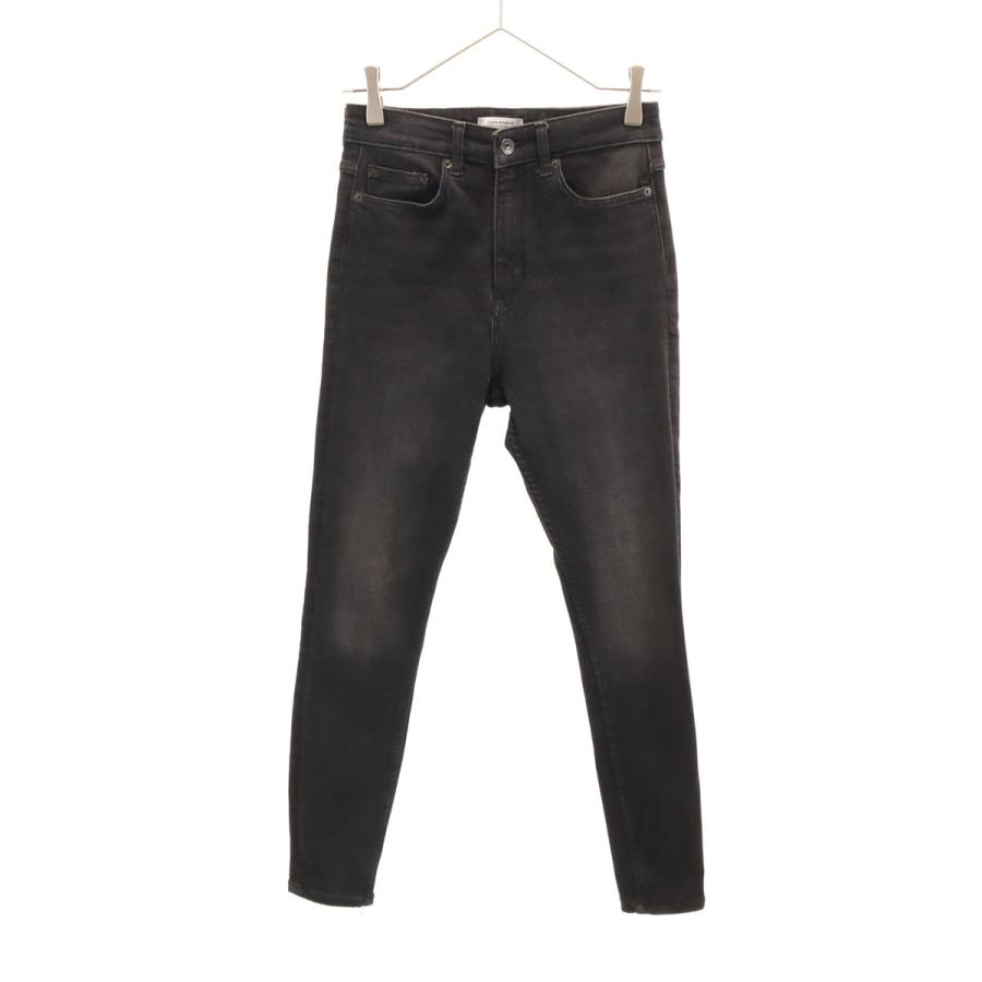 ZARA WOMAN ザラウーマン スキニーデニムパンツ 36 ブラック ジーンズ 
