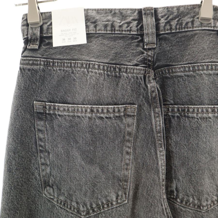 ZARA（ザラ） 未使用 バギー デニムパンツ 38 ブラック ジーンズ 
