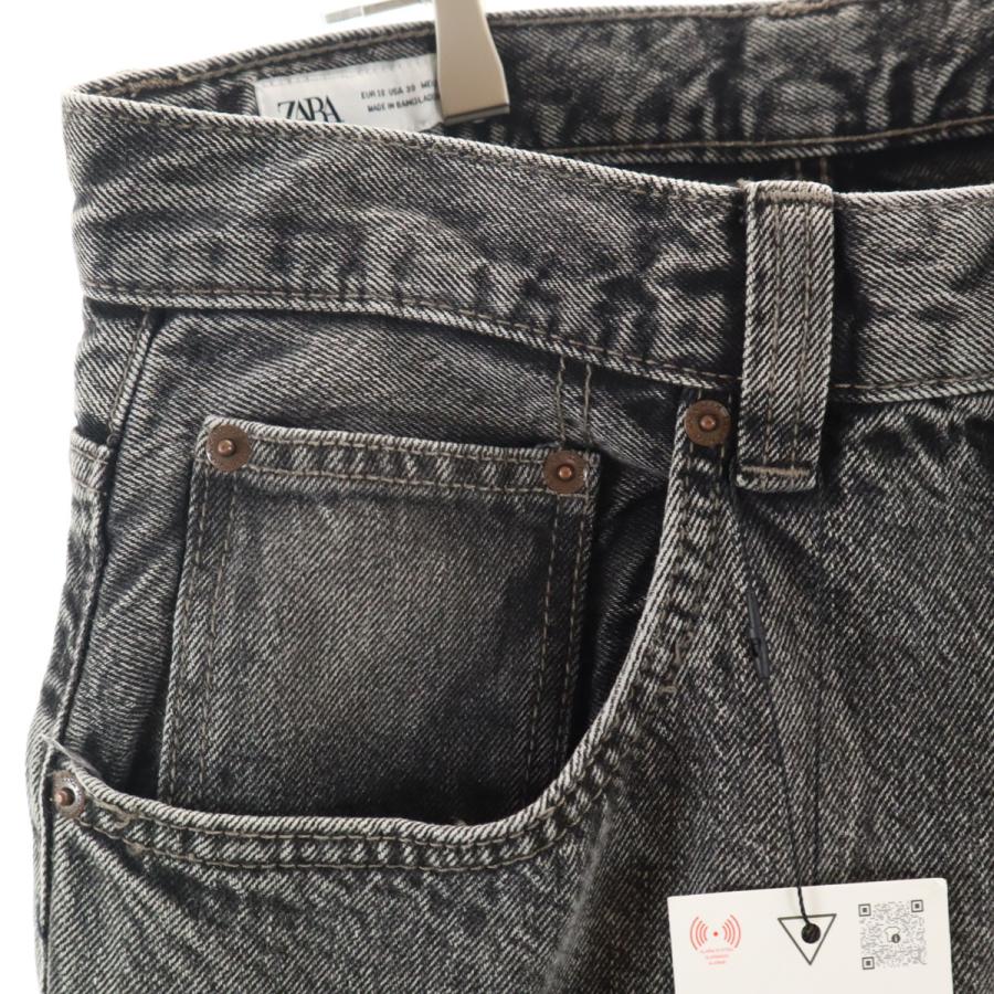 ZARA（ザラ） 未使用 バギー デニムパンツ 38 ブラック ジーンズ 