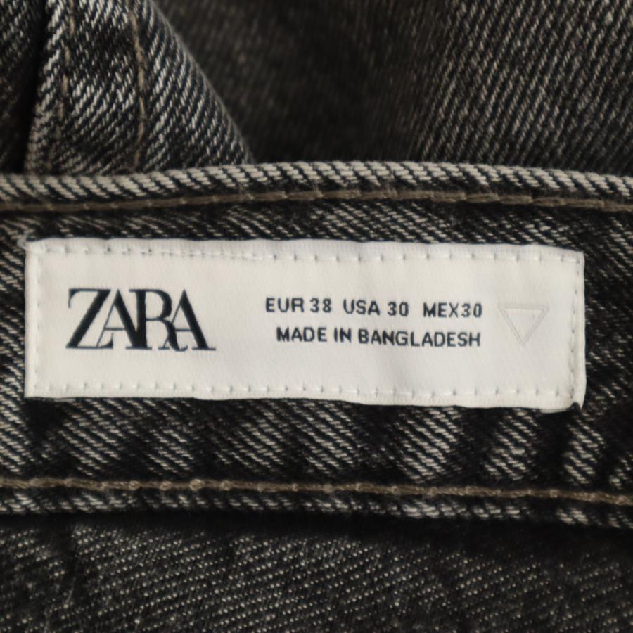 ZARA（ザラ） 未使用 バギー デニムパンツ 38 ブラック ジーンズ 