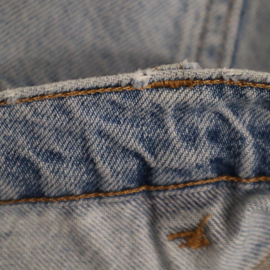 ZARA（ザラ） テーパードデニムパンツ 36 アイスブルー ジーンズ 