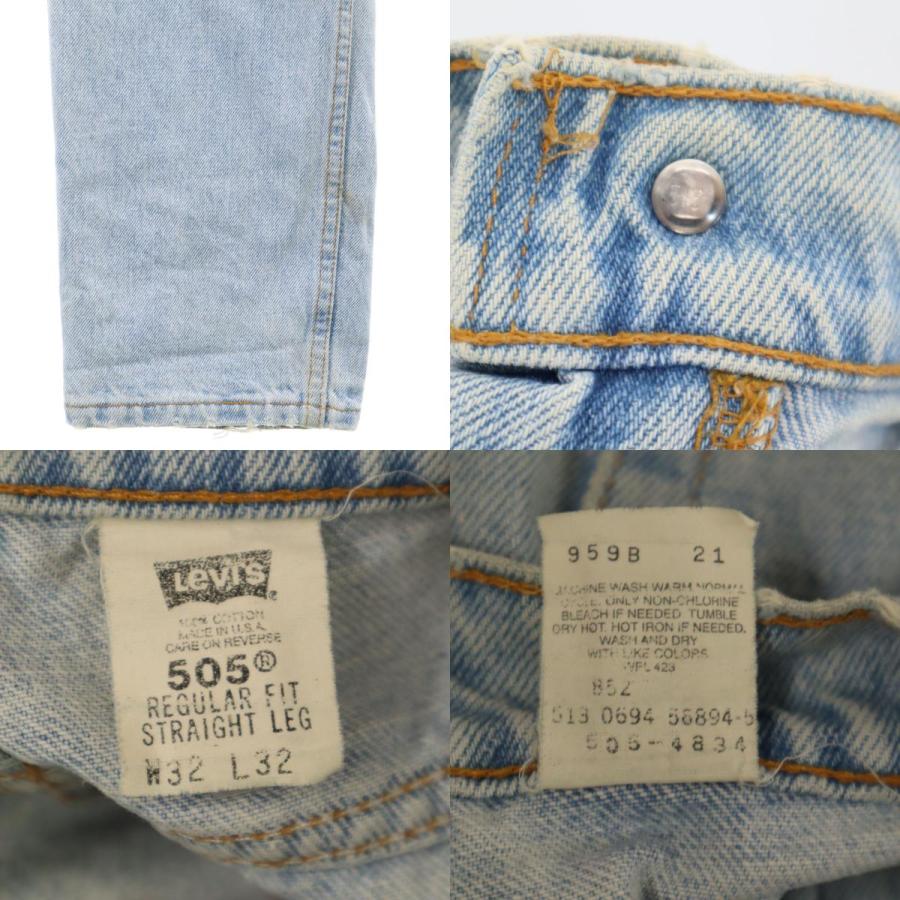 Levi's（リーバイス） 90s 505 USA製 オールド ストレートデニムパンツ