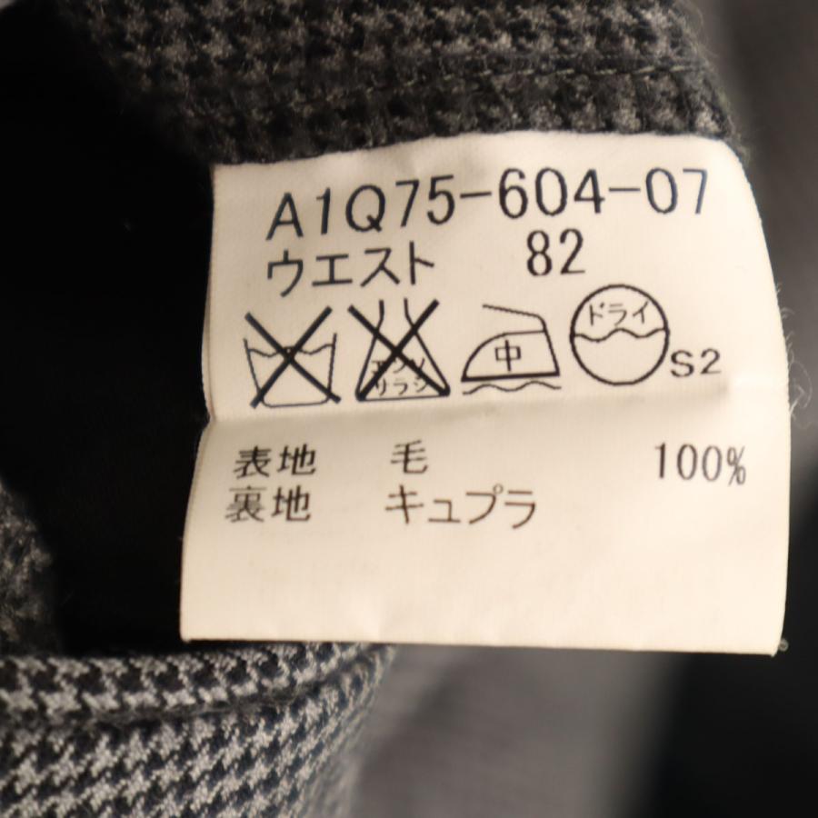 美品！タグ付き未使用Burberry London パンツ　ウエスト79 BURBERRY LONDON バーバリーロンドン 日本製 ハウンドトゥース柄