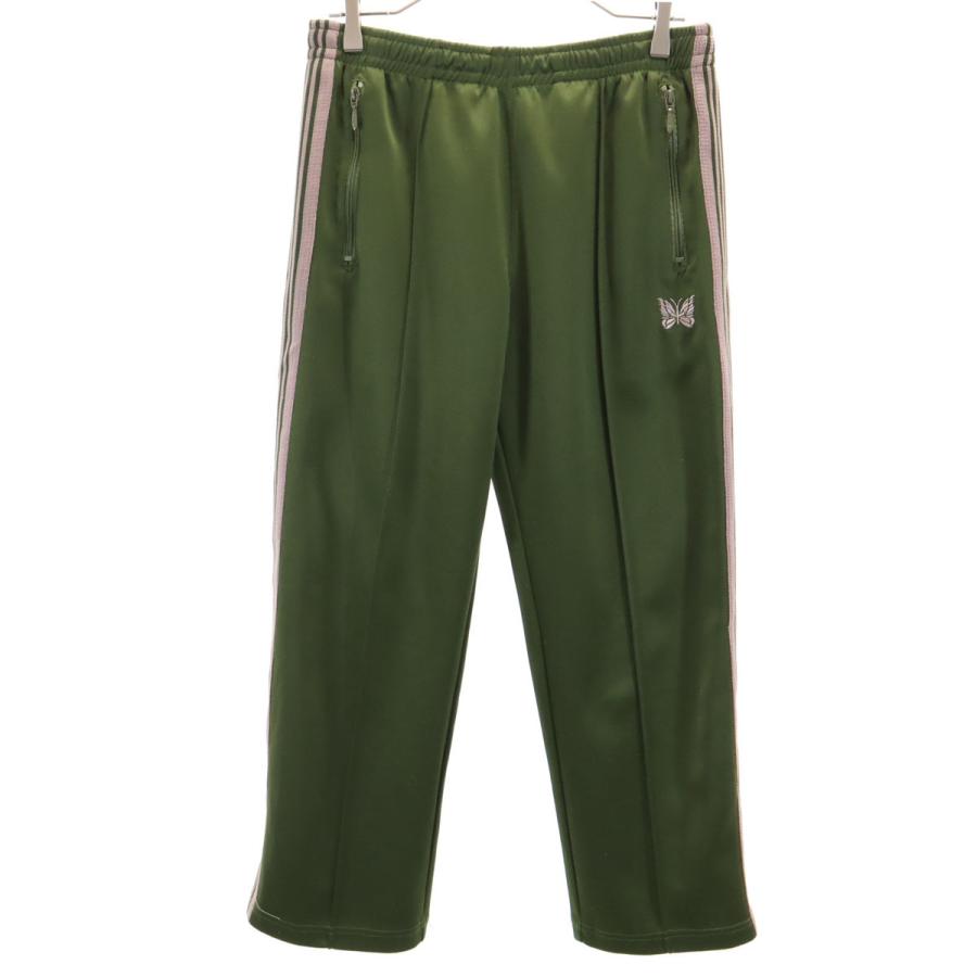 Needles トラックパンツ カーキ Needles ニードルス 日本製 トラックパンツ S カーキ メンズ 古着 中古
