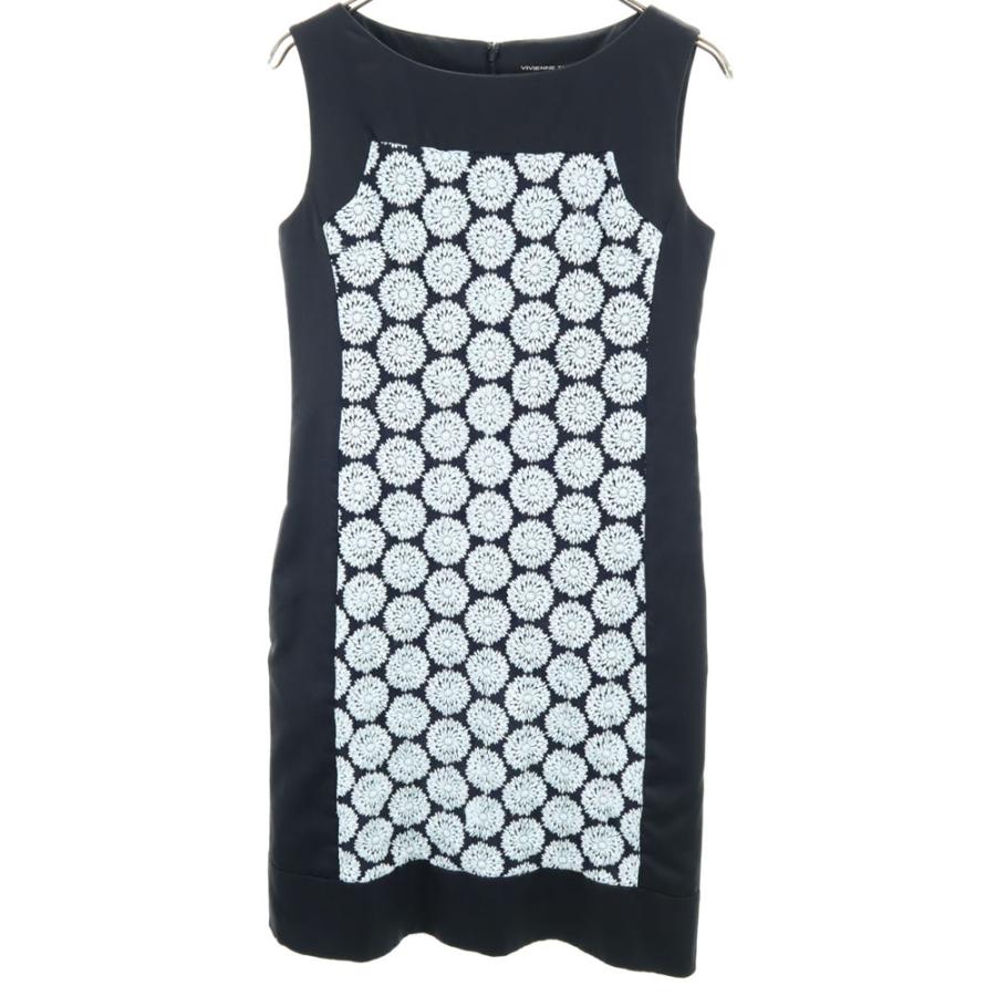 VIVIENNE TAM（ヴィヴィアンタム） ノースリーブ ワンピース ブラック