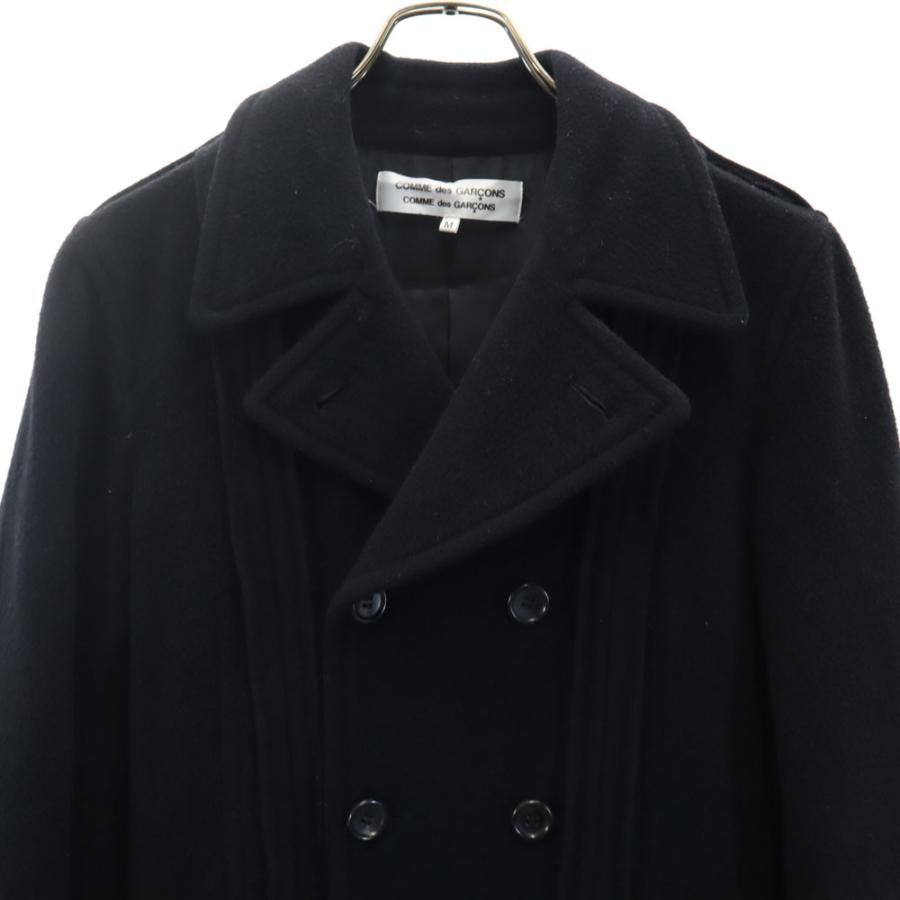 Comme des Garcons Comme des Garcons コムデギャルソンコムデギャルソン 2005年 日本製 ウールブレンド ダブル コート M レディース 古着 中古_2