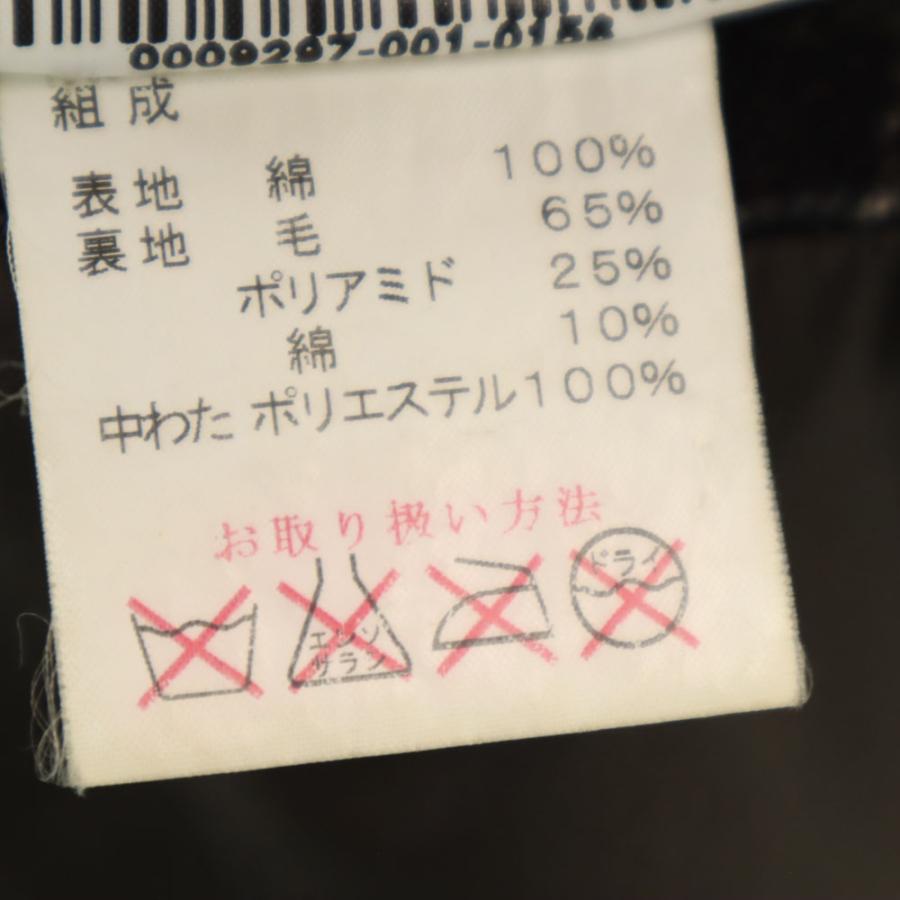 Barbour バブアー ３ワラント ニューマーケット オイルドジャケット 12 ブラウン 中綿入り NEWMARKET JACKET レディース 古着 中古_8