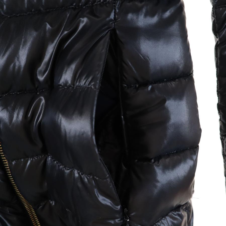 Herno ヘルノ ダウンコート 40 チャコールネイビー系 レディース 古着 中古_4